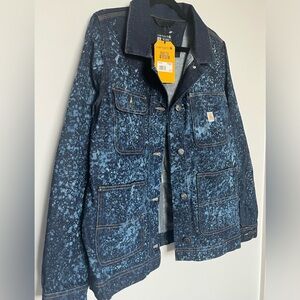 Carhartt Acid Wash Denim Chore Jacket Vintage Inspired, NWT